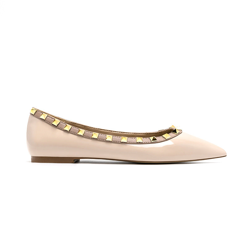 2026 Women's Soft-Soled Patent Leather Low-Cut Shoes