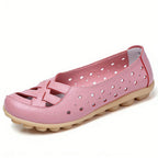Women's Leather Breathable Support Flat Shoes